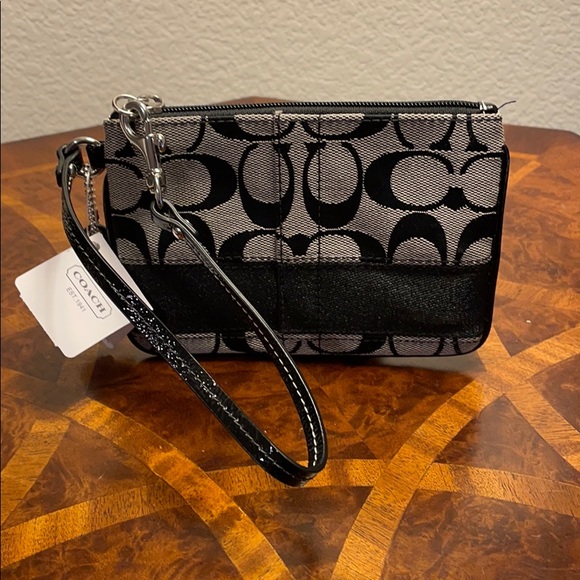COACH signature strap wristlet - Picture 7 of 7